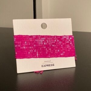 Express Fuchsia Woven Bracelet